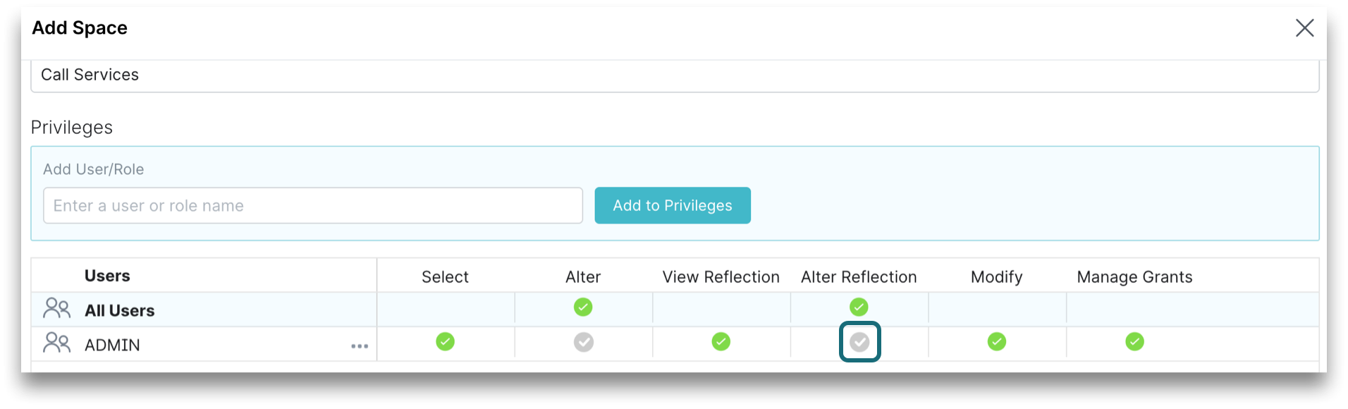 This screenshot is displaying how to add privileges to a saved script. This screenshot is displaying how to add privileges to a saved script.